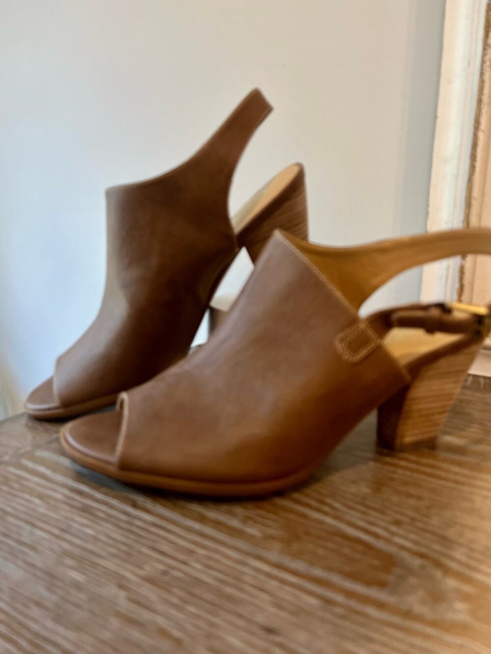 Naturalizer Teagan Slingback Open Toe Heeled Sandal SZ 7